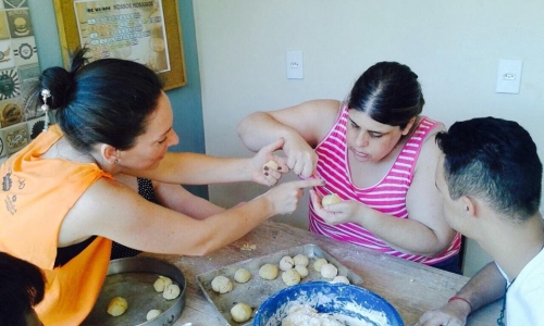 22/03/2018 - Um Tempero a Mais! - Oficina de culinária de Páscoa!
