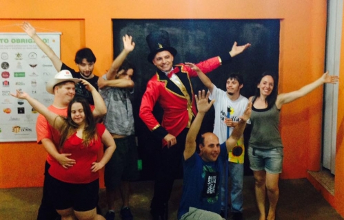 05/05/2018 - Cinema em Cena! Sessão de cinema a céu aberto e vivência teatral!