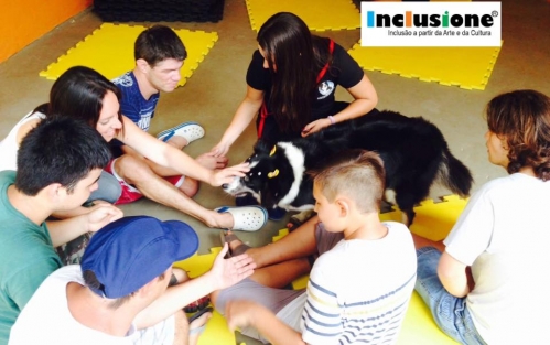 22/01/2018 - Vivência com Cão terapeuta!