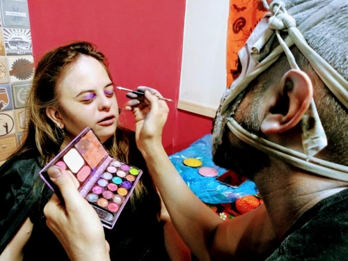 19/10/10 - Oficina de Maquiagem 3D - HALLOWEEN 2019