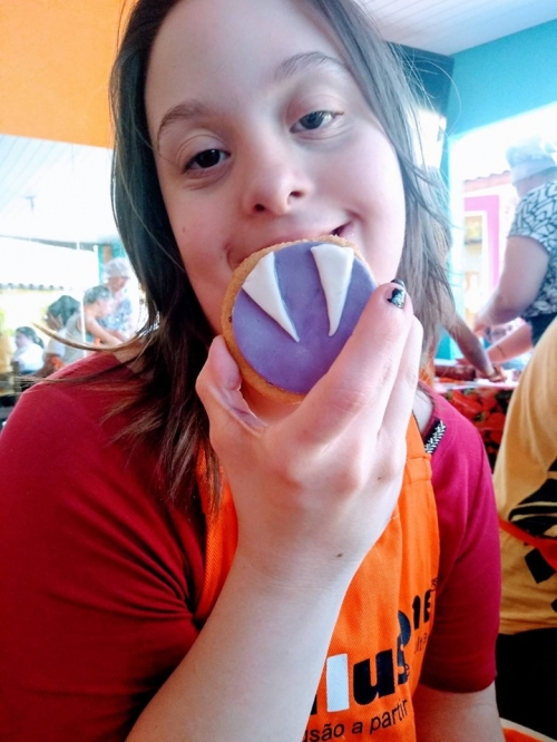 17/10/2019 - Oficina de Culinária e Confeitaria - Biscoitos Halloween!